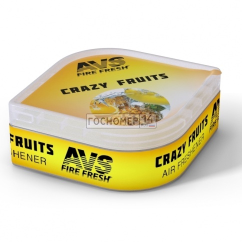 Ароматизатор AVS LGC-031 Fresh Box (аром. Дикие фрукты/Crazy Fruits) (гелевый) фото 2