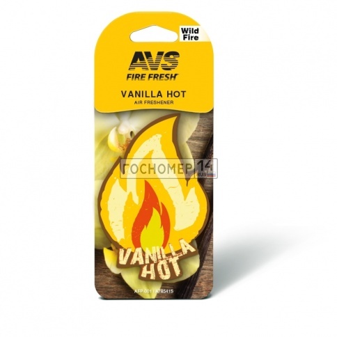 Ароматизатор AVS AFP-001 Fire Fresh (аром. Vanilla/Ваниль) (бумажные) фото 1